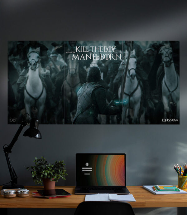 Kill the boy Jon Snow | Battle of the Bastards | Game of Thrones #01 | 3 Piece Set